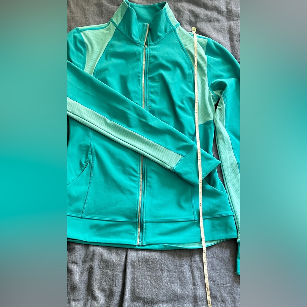 Lucy Aqua and Light Green Ski Jacket